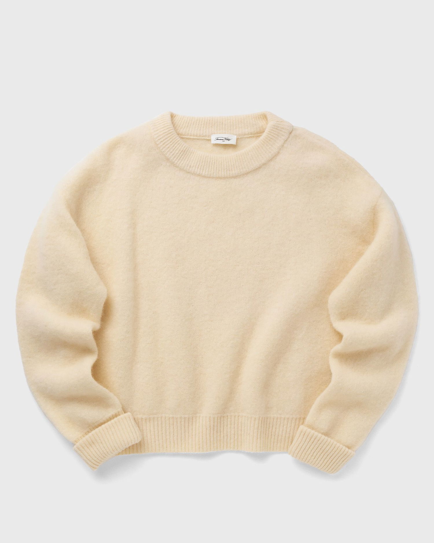 Пуловер American Vintage VITOW Sweater Beige Бежово | VITO18EH24-CHEESECAKE-CHINE, 0