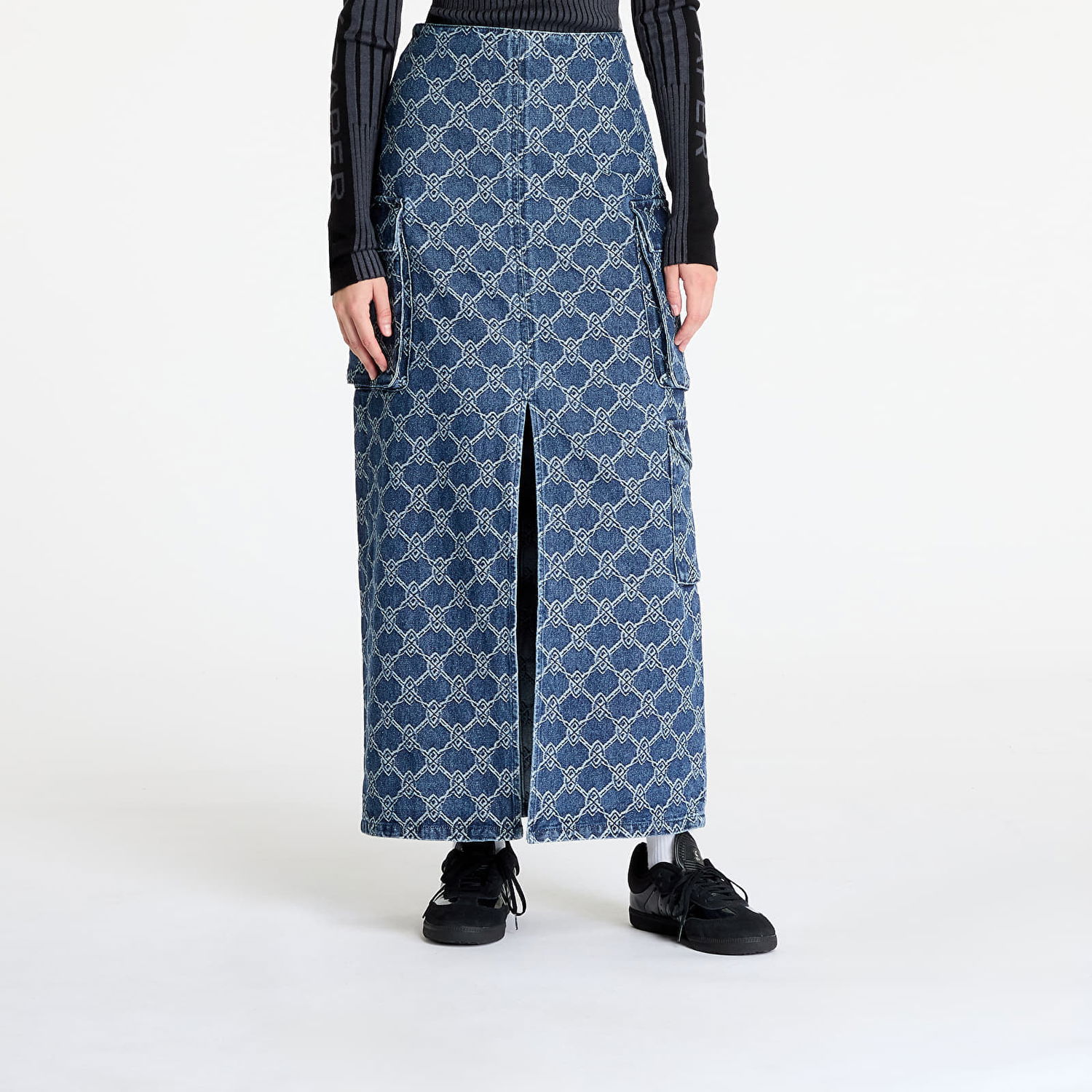 Пола DAILY PAPER Skirt Zora Denim Cargo Skirt Blue Синьо | 2421066, 0