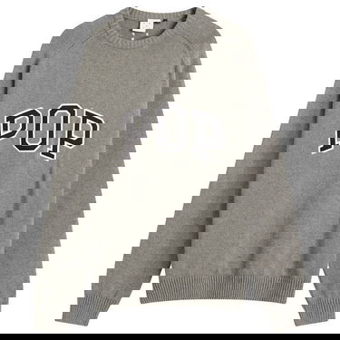 Пуловер Pop Trading Company Pop Trading Company Knitted Arch Logo Crew Sweater Сиво | POPSS25-06-003, 0