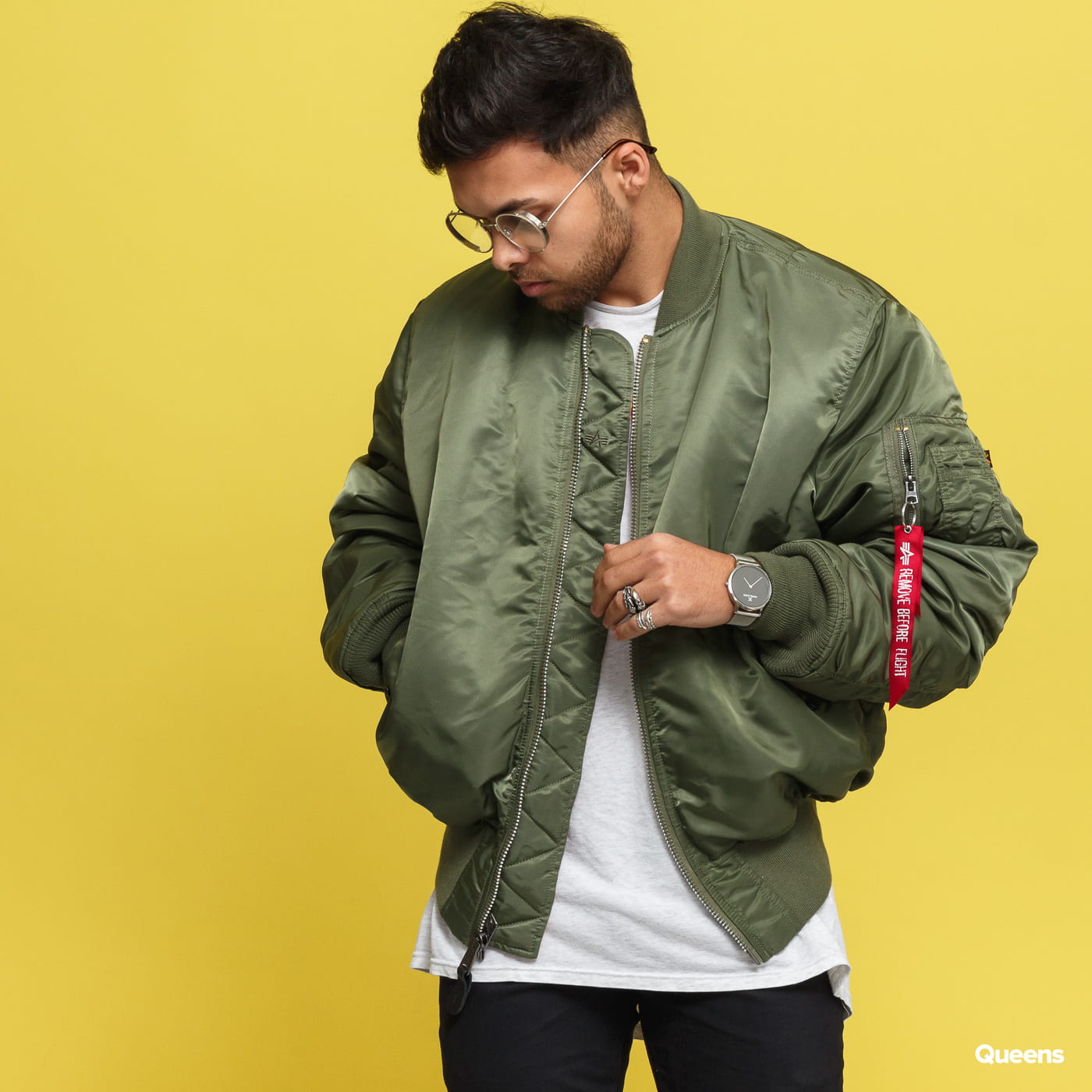 Яке бомбър Alpha Industries MA - 1 Зелено | 100101 01, 0