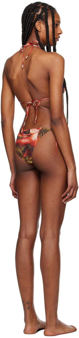 Бански Jean Paul Gaultier 'The Roses' Bikini Set Червено | 24/25-F-BS007-J543-403050, 2