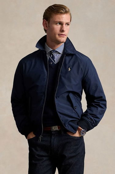 Ветровка Polo by Ralph Lauren Navy Blue Bomber Jacket Тъмно синьо | 710938512, 0
