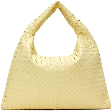 Голяма пазарска чанта Bottega Veneta Large Woven Leather Tote Bag Жълто | 763970 V3IV1, 0