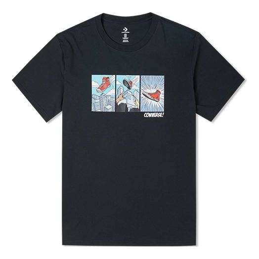 Тениска Converse Comic Chuck Graphic Tee Черно | 10022936-A02, 0
