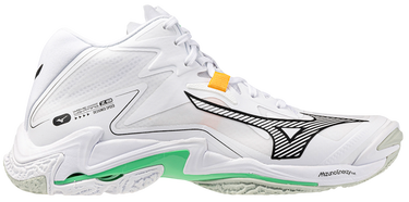 Кецове и обувки Mizuno Mizuno Wave Lightning Z8 Mid Бяло | v1ga2405-16, 0