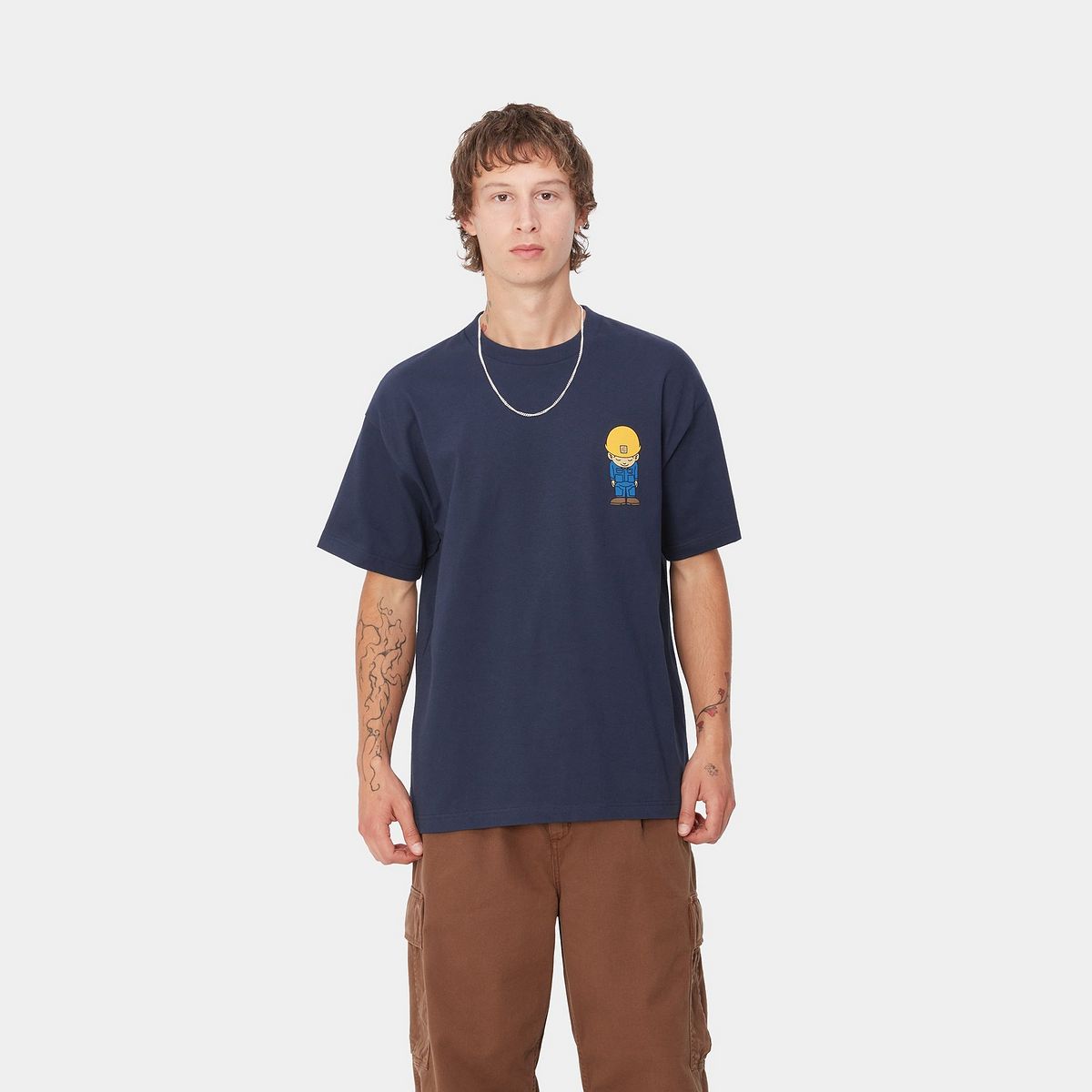 Тениска Carhartt WIP Short Sleeve Graphic T-Shirt Синьо | I033994_9, 0