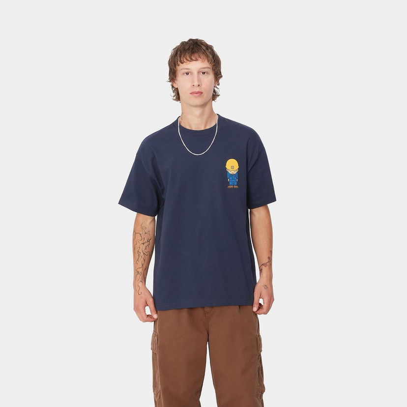 Тениска Carhartt WIP Short Sleeve Graphic T-Shirt Синьо | I033994_9