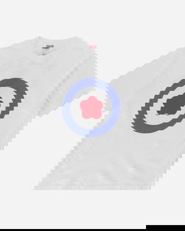 Тениска KENZO Oversize Target T-Shirt Бяло | FD65TS1114SG 02, 5