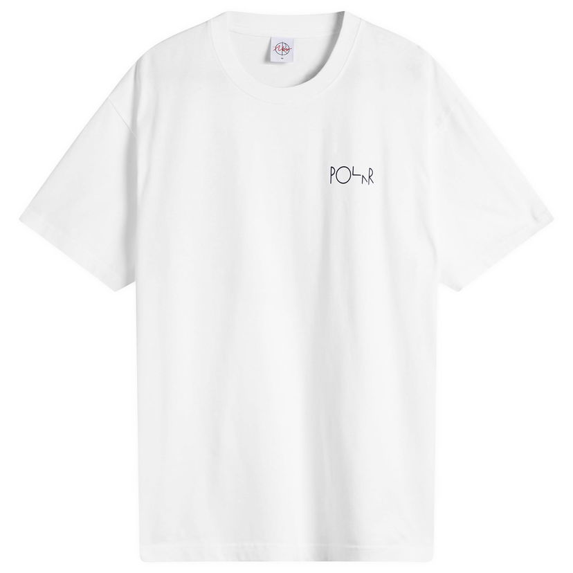 Тениска Polar Skate Co. Happy Sad Fill Logo T-Shirt Бяло | PSC-W25-20-WHT