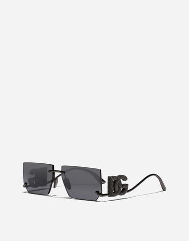 Слънчеви очила Dolce & Gabbana DG Crystal Square Sunglasses Черно | VG2304VM6889V000, 1