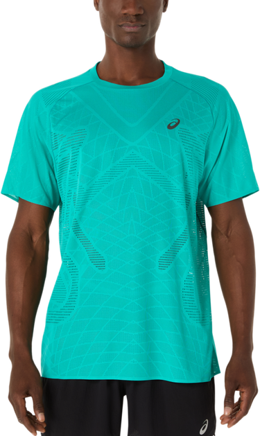 Тениска Asics Metarun Short Sleeve Running T-Shirt Тюркоазено | 2011d286-400, 0
