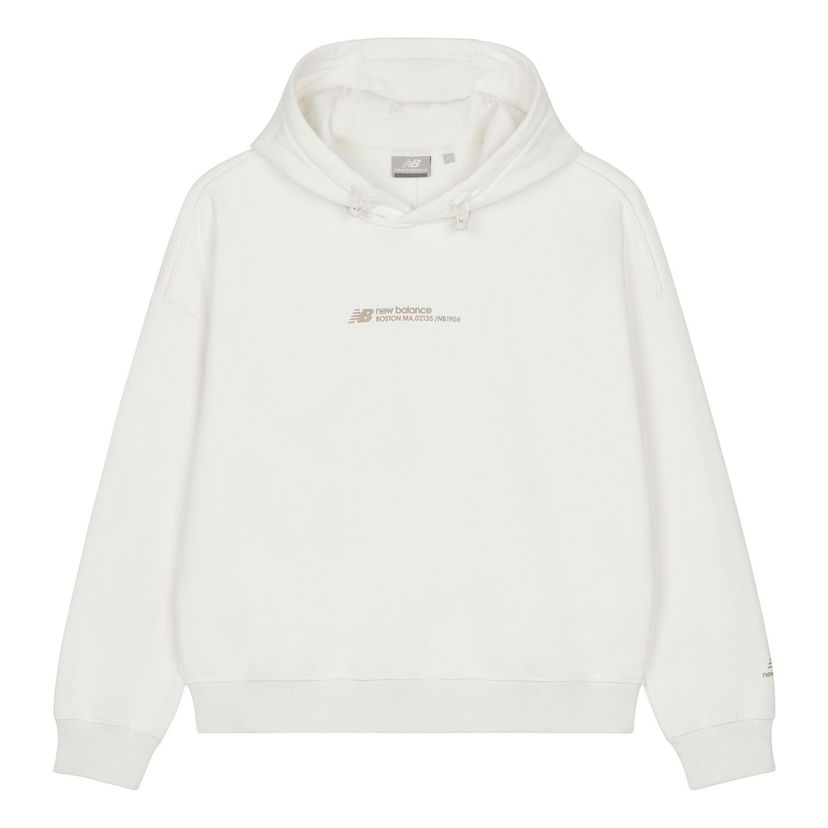 Суитчър New Balance Lifestyle Casual Hoodie Бяло | 5CD37302-IV