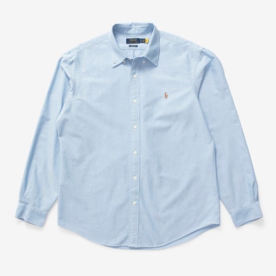 Риза Polo by Ralph Lauren Custom Fit Oxford Shirt Синьо | 710792041002, 0