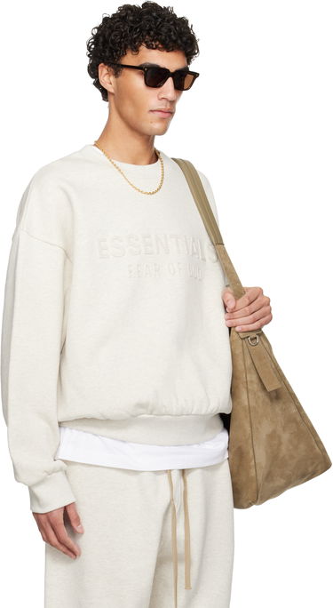 Суитчър Fear of God ESSENTIALS Embossed Classic Crewneck Sweatshirt Бежово | 192HO256552F, 1