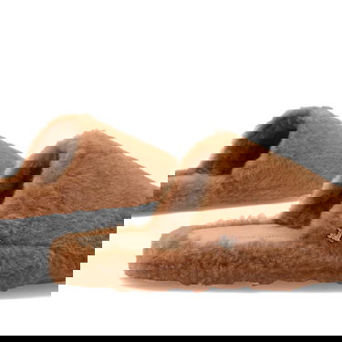 Кецове и обувки Max Mara Shearling Teddy Slippers Кафяво | 2424526172600-001, 3