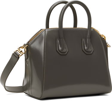 Голяма пазарска чанта Givenchy Mini Antigona Leather Shoulder Bag Сиво | BB50TNB13A025, 2
