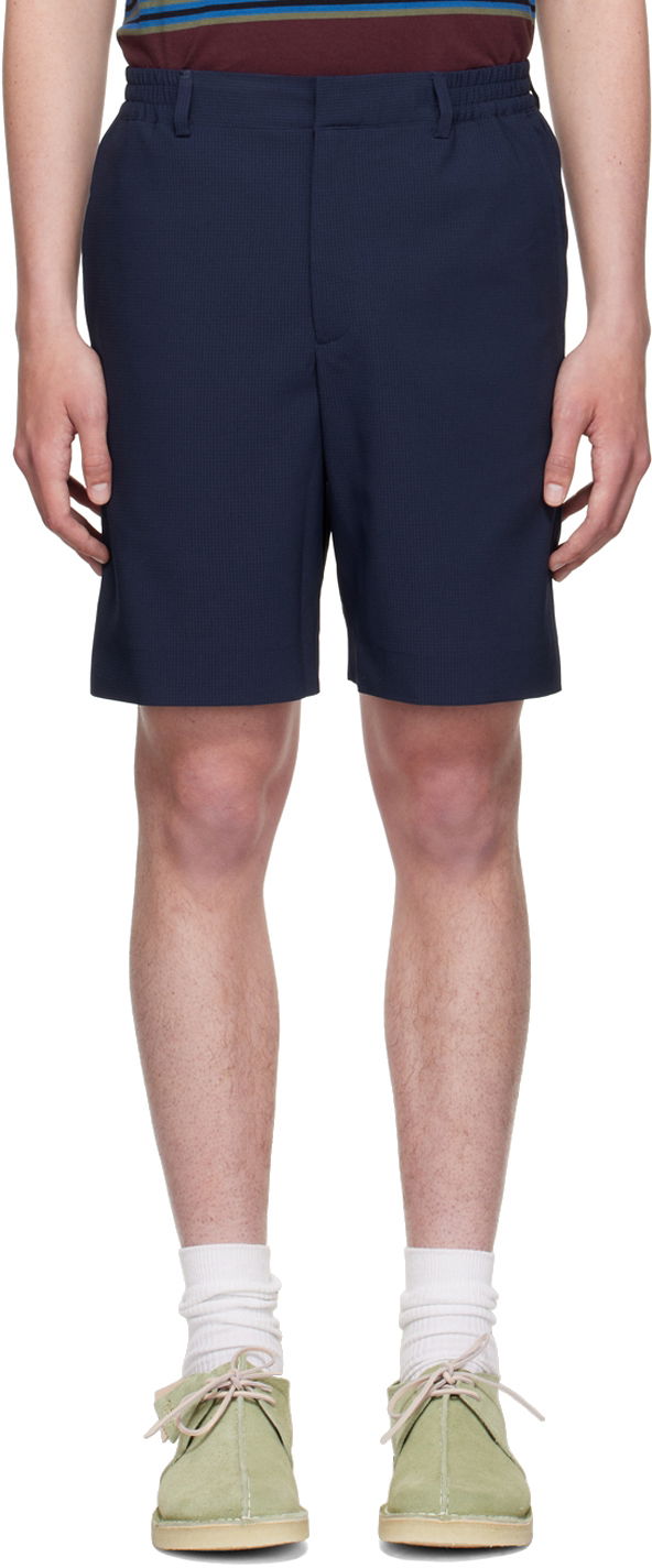 Къси панталони WOOD WOOD Kent Navy Blue Shorts Тъмно синьо | 12225201-1281