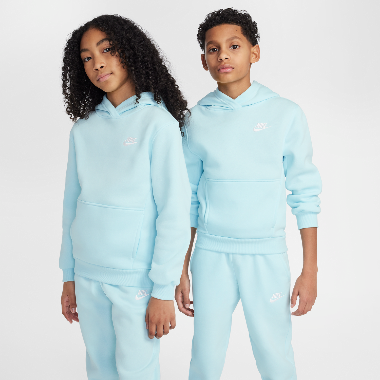 Комплект Nike Nike Sportswear Club Fleece Hoodie Синьо | FD3000-474, 1