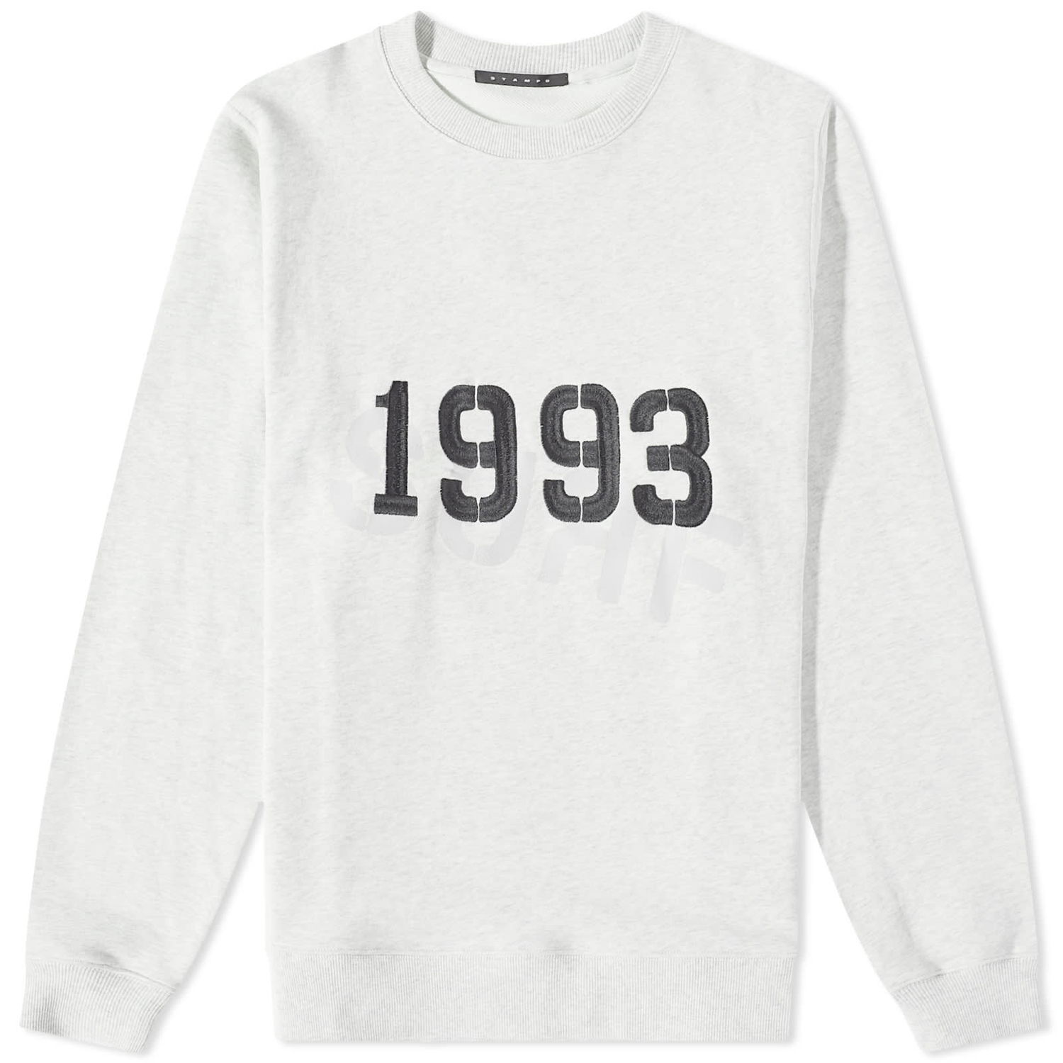 Суитчър Stampd 1993 Crew Sweatshirt Сиво | SLA-M3168SW-OHG, 0