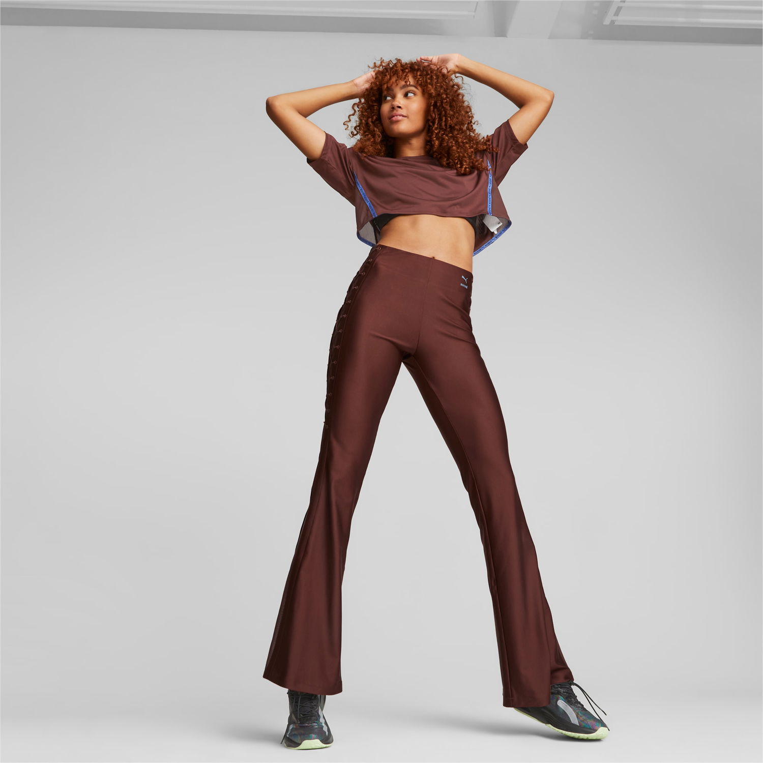 Спортни панталони Puma x KOCHÉ Slim Fit Pants Бургунди | 535989_74, 1