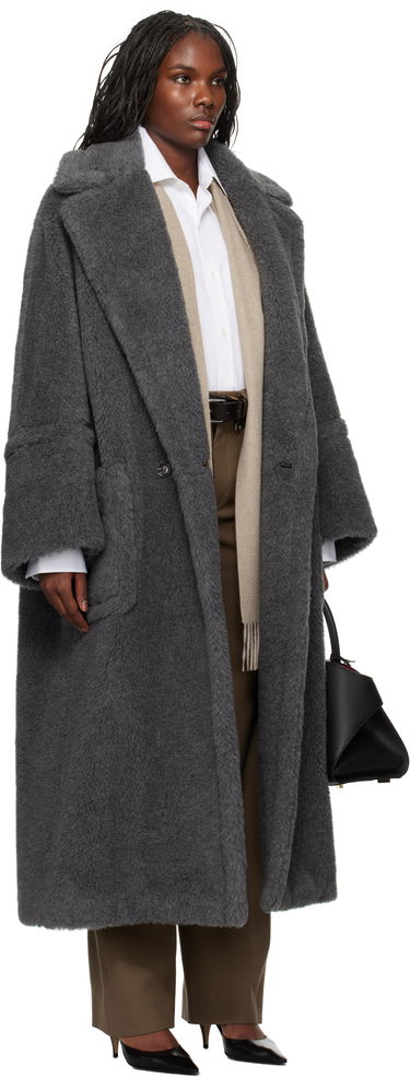Палта Max Mara Max Mara Kadiak Teddy Coat Сиво | 2421016313600 MM10502, 1