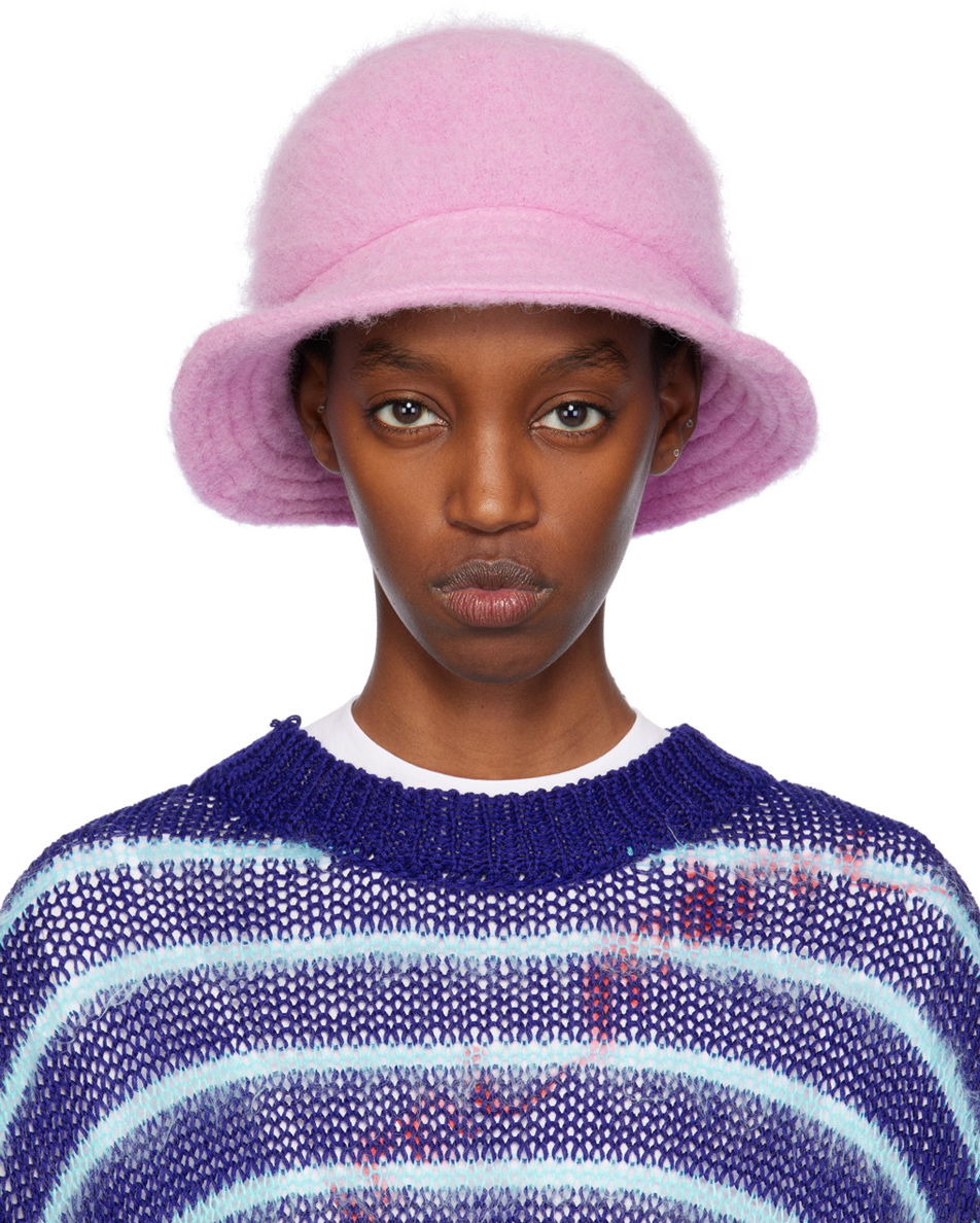 Шапка Marni SSENSE x Furry Bucket Hat Розово | CLZC0090U1 UTW918, 0