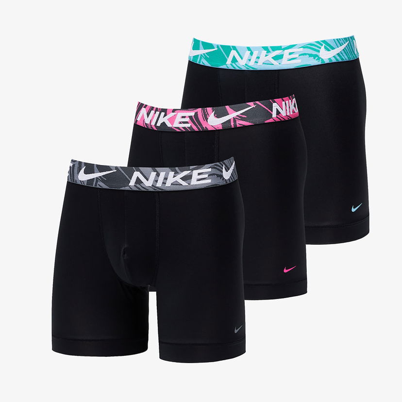 Бельо и чорапи Nike Boxers Boxer Brief 3-Pack Multicolour Черно | 0000KE1157-C49