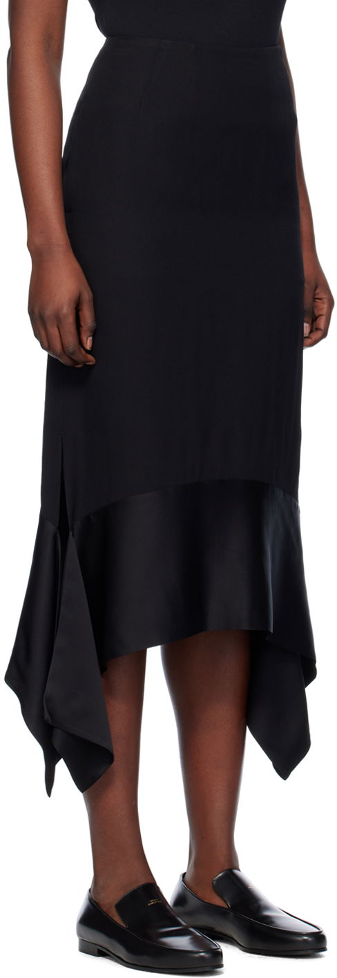 Пола TOTEME Asymmetrical Maxi Skirt Черно | 241-WRB1016-FB0020, 1