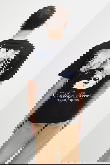 Тениска Filling Pieces Grammophone 'United By Rhythm' Graphic T-Shirt Черно | 422520500236, 0