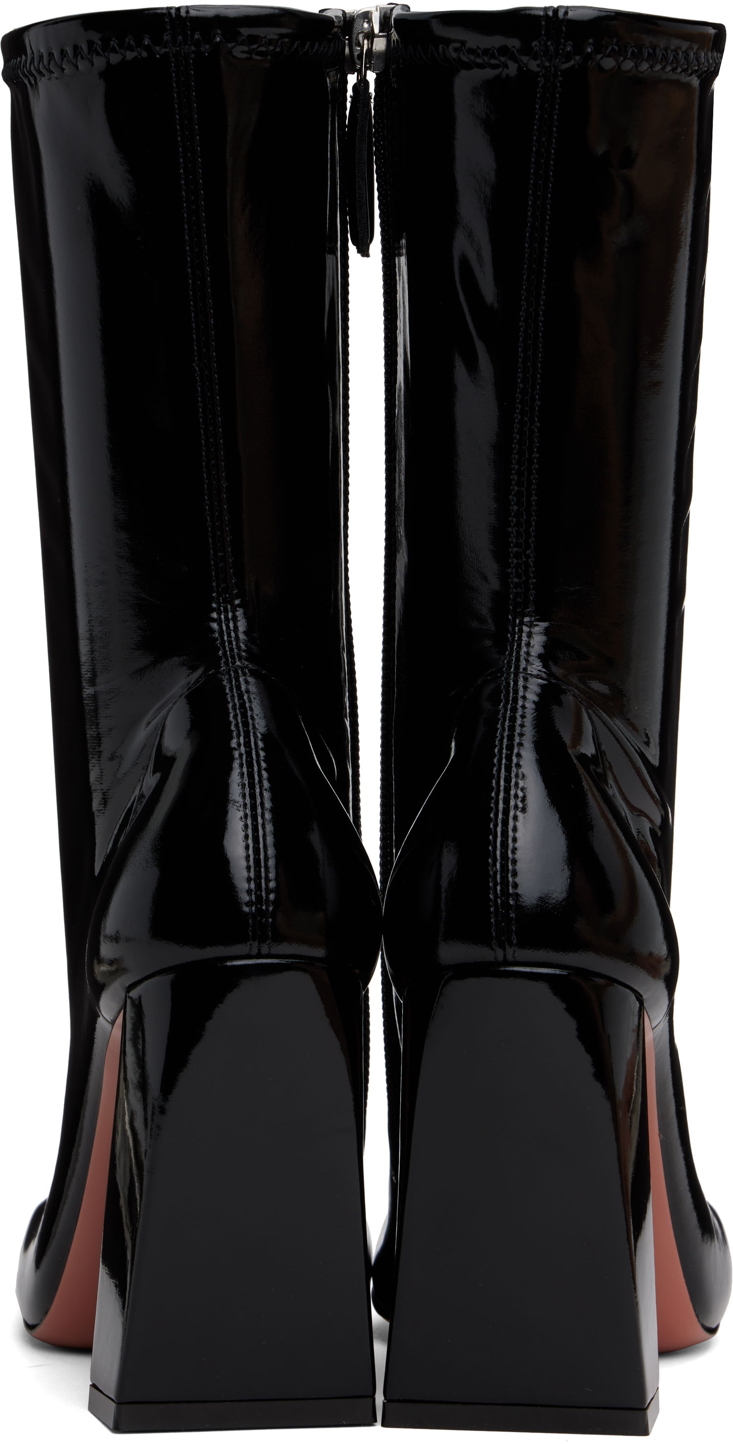 Облекло Amina Muaddi Amina Muaddi Marine Stretch Boots Черно | MARINE STRETCH BOOTIE 95 LATEX, 1