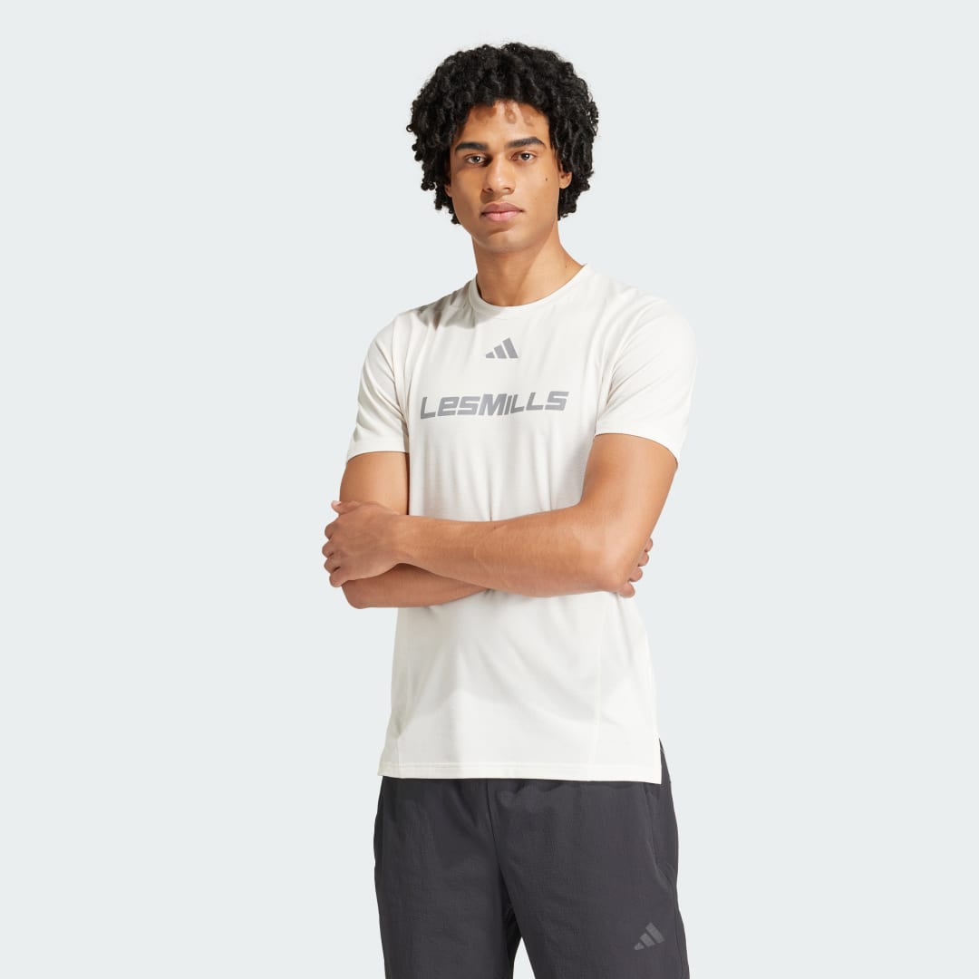 Тениска adidas Performance Les Mills Graphic T-Shirt Бяло | IX7976, 0