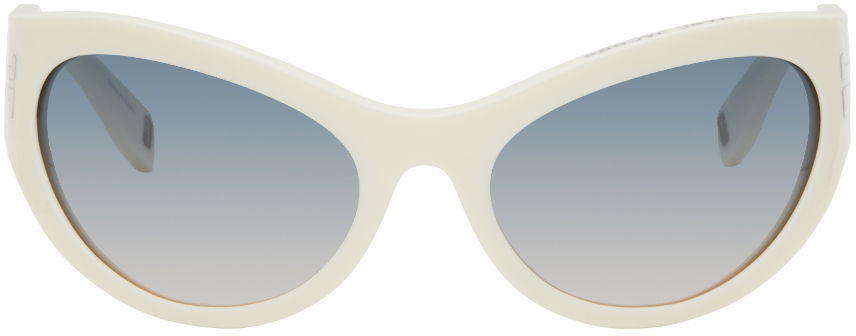 Слънчеви очила Marc Jacobs Marc Jacobs 'The Icon' Wrapped Sunglasses Бяло | MJ 1087/S 716736860848, 0