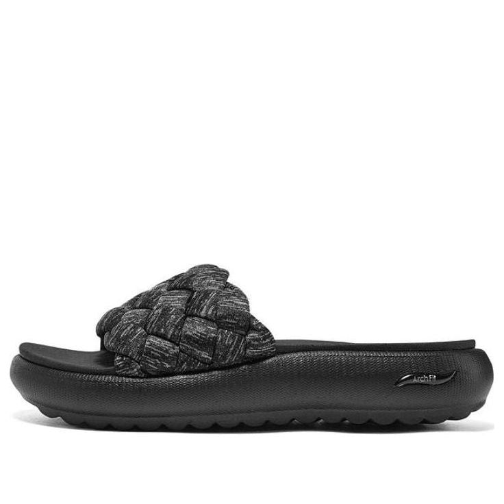 Кецове и обувки Skechers Arch Fit Woven Platform Slides Черно | 119783-BBK