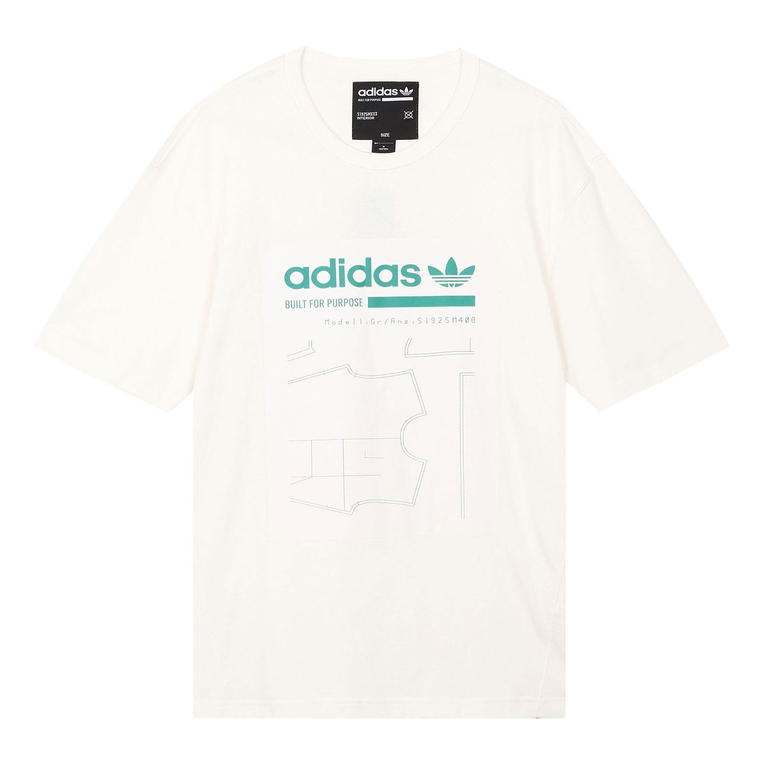Тениска adidas Originals Originals Graphic Short Sleeve T-Shirt Бяло | DV1911, 0