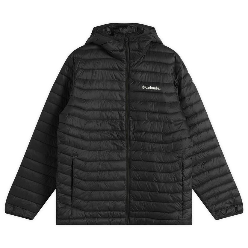Пухо яке Columbia Powder Pass Hooded Jacket Черно | 2134131-010