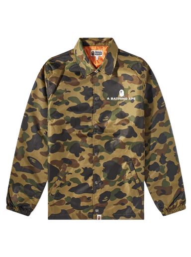 A Bathing Ape 1st Camo Nylon Twill Coach Jacket