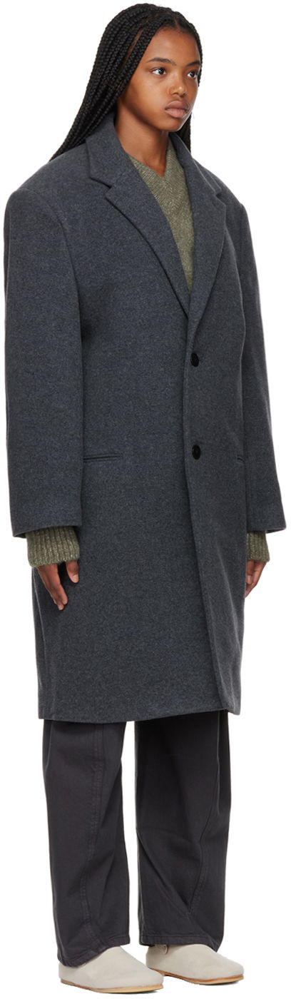 Палта LEMAIRE Lemaire Chesterfield Coat Сиво | CO185 LF852, 1