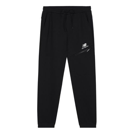 Спортни панталони New Balance Tech Fleece Logo Pants Черно | AMP13356-BK