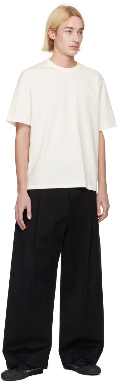 Тениска Studio Nicholson Studio Nicholson Bric T-Shirt Бяло | BRIC SNM - 1326, 3