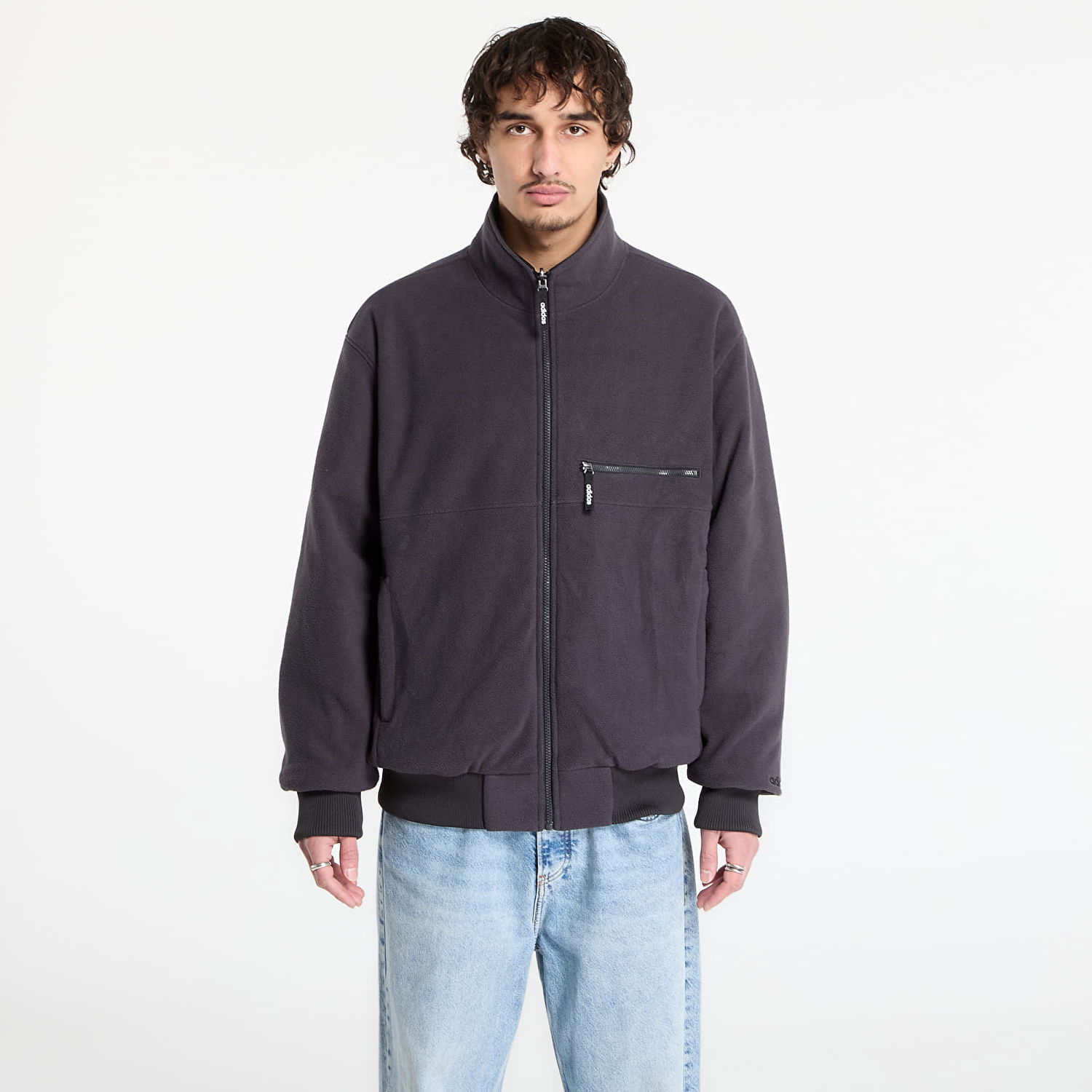 Яке бомбър adidas Originals Firebird Full-Zip Track Jacket Черно | KS6843, 1