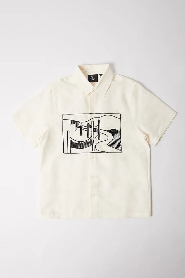 Parra The dunes Regular Fit Short Sleeve Collared Shirt