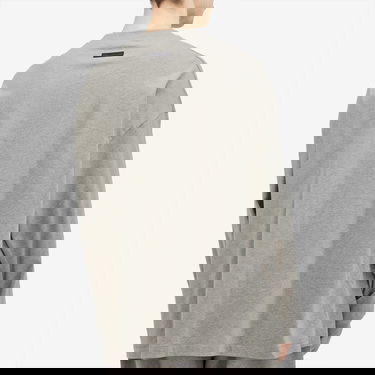 Тениска Fear of God Essentials Long Sleeve Jersey T-Shirt Сиво | 125BT244201F, 3