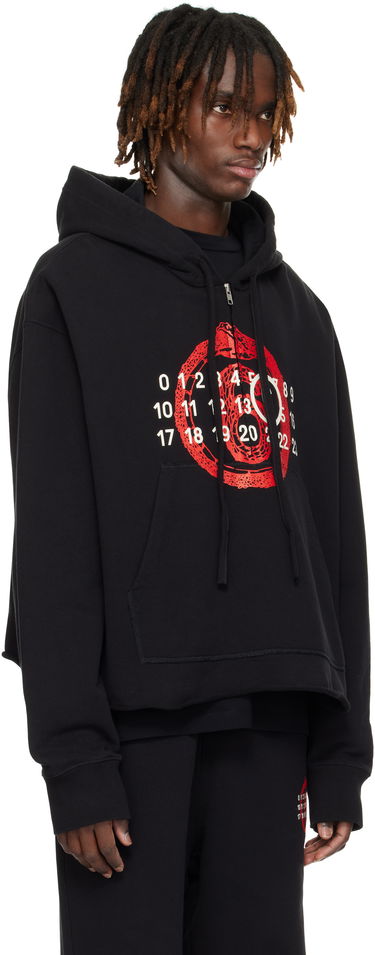 Суитчър Maison Margiela Maison Margiela 'Year of the Snake' Zip Hoodie Черно | SH2GU0017 M25014, 1