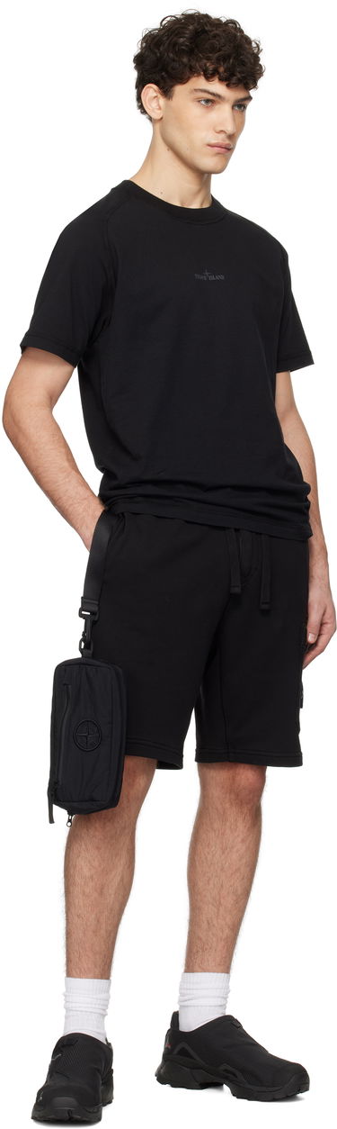 Тениска Stone Island Stone Island Organic Cotton Jersey T-Shirt Черно | K1S15 2100020 S0080, 3