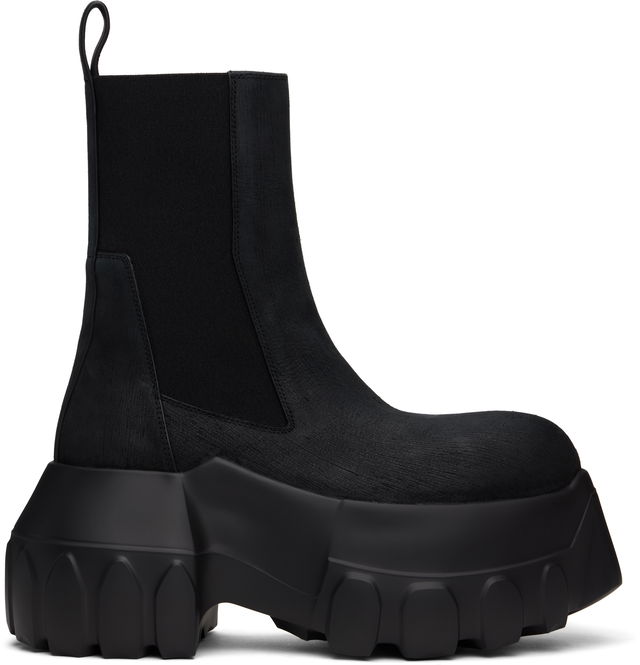 Rick Owens Hollywood Beatle Mega Tractor Boots