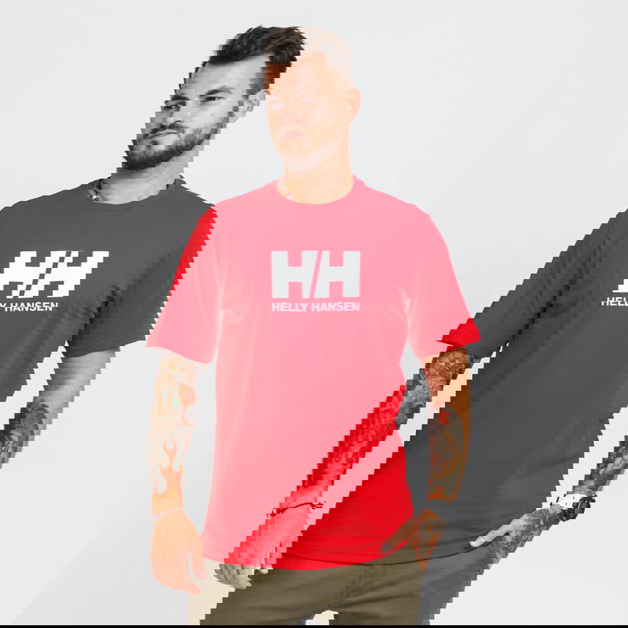 Тениска Helly Hansen Logo T-Shirt Червено | 33979 163, 0