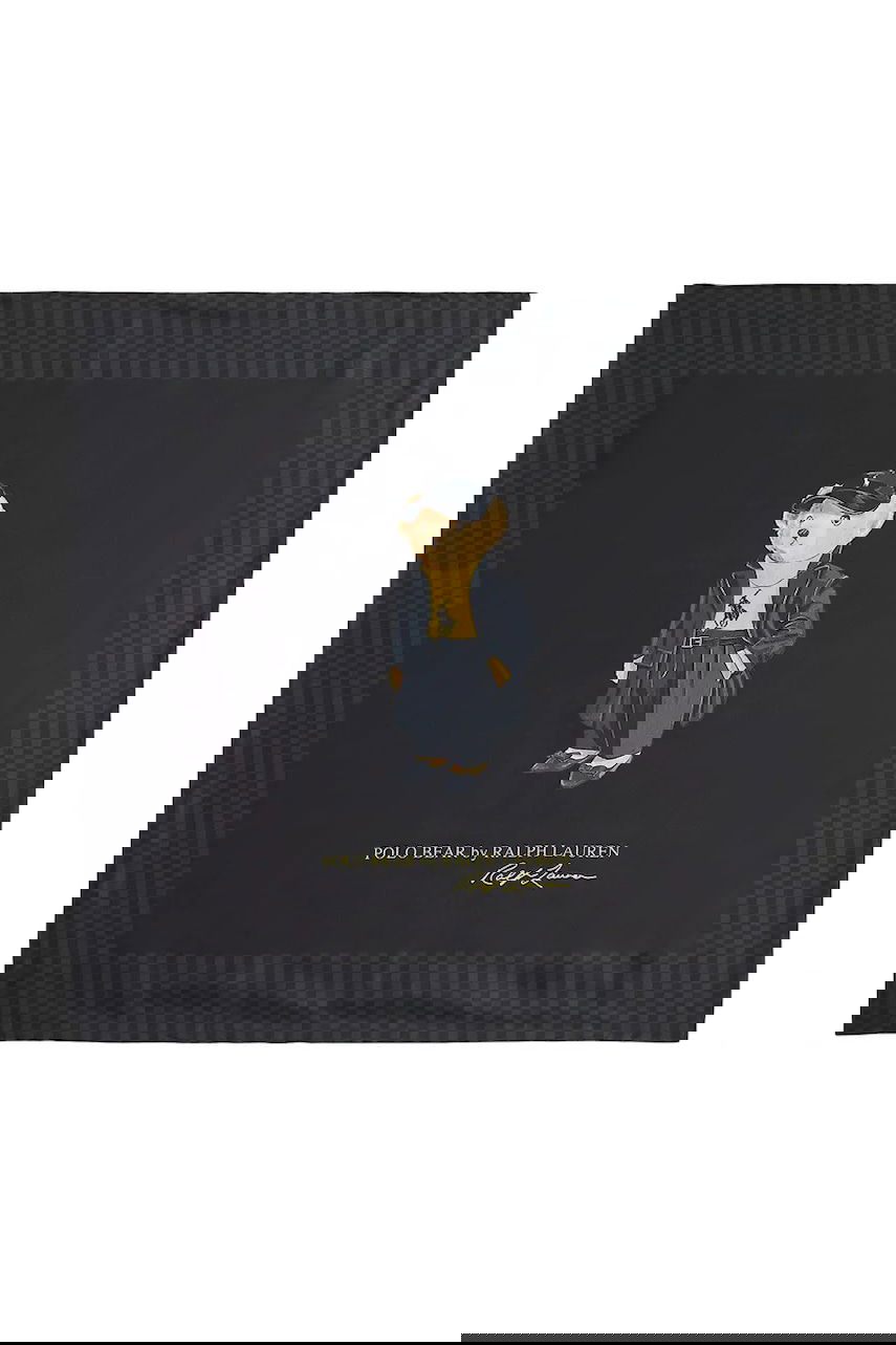 Шал Polo by Ralph Lauren Polo Bear Silk Scarf Черно | 455P04667, 0