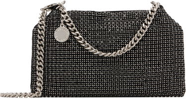 Дамска чанта Stella McCartney Stella McCartney Falabella Crystal Mesh Shoulder Bag Черно | 7B0101WP0413, 0
