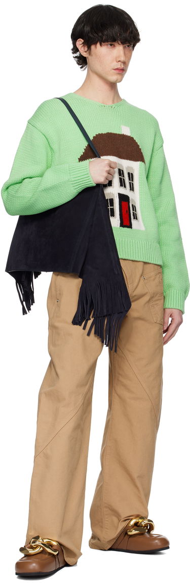 Пуловер JW Anderson JW Anderson House Graphic Sweater Зелено | KW1346-YN0417, 3