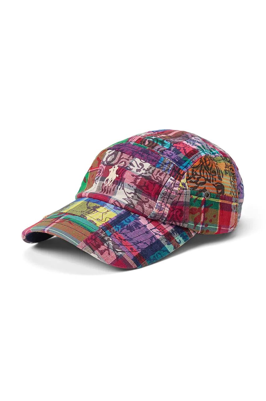 Шапка с козирка Polo by Ralph Lauren Patchwork Baseball Cap Многоцветен | 710958067, 0
